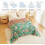 Κουβέρτα Boho με φλοράλ σχέδια 60"x80" για κρεβάτι, κουβέρτα καναπέ-κρεβάτι 100% 5