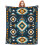 Aztec mykt flanellfleece-teppe 152 x 122 cm 4