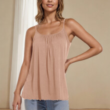 Top da pigiama comodo e leggero da donna 32Degrees, vestibilità rilassata, spalline sottili regolabili, scollo rotondo, ideale come reggiseno o