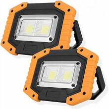 Confezione da 2 lampade da lavoro a LED ricaricabili da 30 W