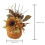 Artificial Pumpkin with Sunflower and Maple Leaf 12 x 25 cm 5