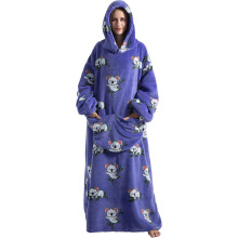 Oversized Blanket Hoodie,Adult Snuggle Fleece Wearable Blanket Fluffy Giant Hooded Sweatshirt