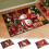 Weihnachtsfußmatte, waschbarer Teppich für den Eingangsbereich, rot 8