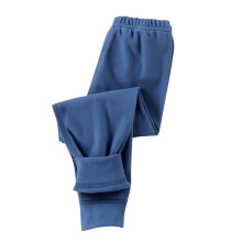 Pantaloni de iarnă pentru fete, culoare solidă, model moale cu zăbrele, pantaloni groși cu talie elastică și pantaloni de bătaie pe picioare