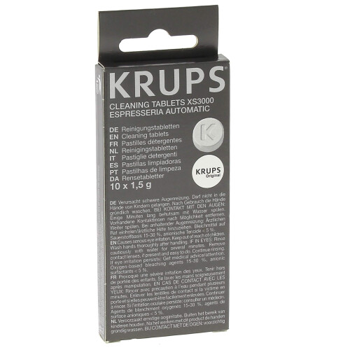 Krups Krups XS3000 Cleaning Tablets 1 - Pack,Transparent, Wei?