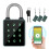 Smart Water-Resistant BT Keypad Padlock for Bikes – Compatible with iOS/Android 1