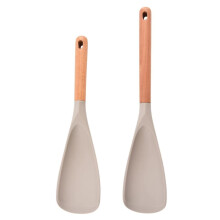 Cuchara de cocina Cedar & Ash – Espátula multifunción, color caqui, M+L