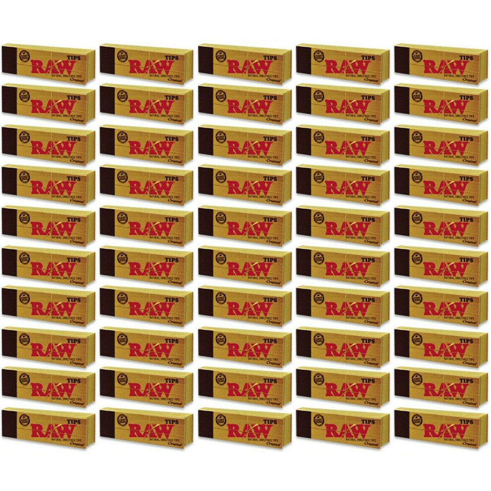 Tips Original Raw Paper Filter Cards Roaches Unrefined & Unbleached No Chlorine Or Chemical, Natural Rizla Rolling Eco Smoking Cigarette Filling