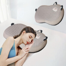 Oreiller ergonomique rafraîchissant en mousse à mémoire de forme pour la sieste au bureau, 51 x 30 cm