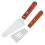 Wood and Metal Pizza Server Set – 2 Piece 1