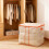 Orange PVC-netpose til tøjopbevaring 62x62x50 cm 4