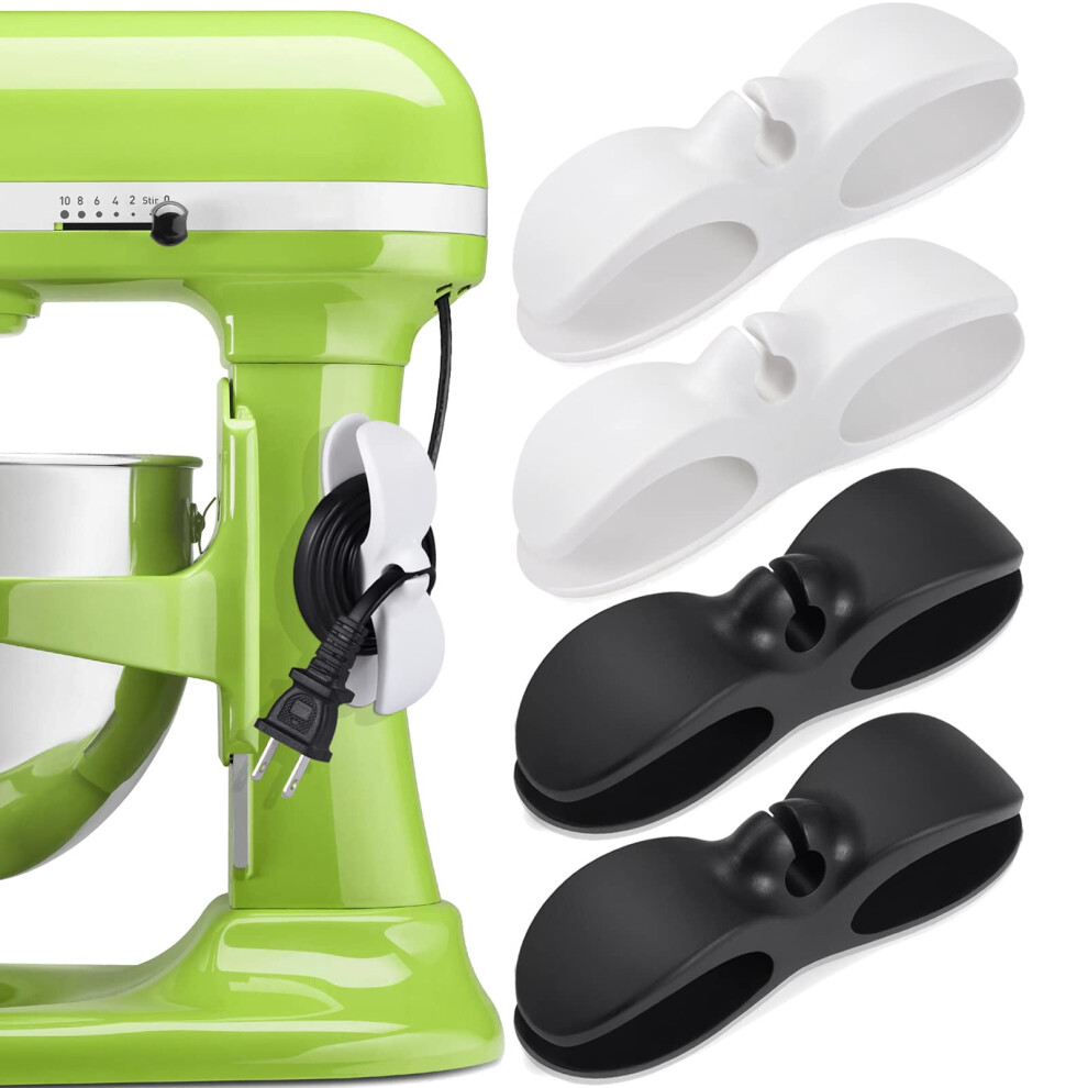Sisbroo Cord Organizer Appliances, 4Pcs Kitchen Appliance Winder Cable Organizer, Holder Wrapper Appliances Stick On Pressure Cooker, Mixer, Blender, 5051222837177