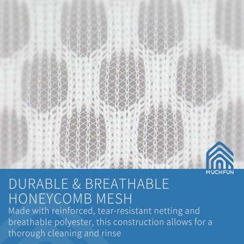 3Pcs Durable Honeycomb Mesh Laundry Bags for Delicates (1Large, 1Medium, 1Small) 2