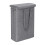 Coș de rufe cu capac alb, 45 l, îngust, impermeabil 7