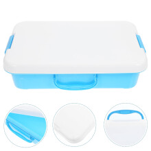 Kids Portable Sandbox - 24x18 Foldable Play Tray with Lid & Storage Bag (Indoor/Outdoor)