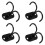 Under Cabinet Mug Hooks, Rustic Coffee Cup Holder Rack (Black) 8