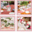 Chemin de table en mousseline rose dégradée, 4 pièces, 1,83 m 5