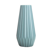 Vaso de flores em estilo nórdico, requintado e moderno, com imitação de esmalte, para decoração de casa (verde)