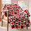 Red Heart Fleece Throw Blanket 1