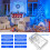 Blue Christmas Lights 100 LED 33ft Battery Operated 3