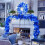 Blue Christmas Lights 100 LED 33ft Battery Operated 8