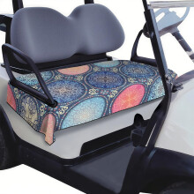 Chránič předního sedadla golfového vozíku 51" x 31", měkký materiál z mikrovlákna pro sedadla golfových vozíků EZGO, Club Car, Yamaha