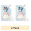 (2 τεμάχια) iDIY Ultra Fine Glitter 100g – Snowfall White, Μη τοξικό, σακούλα & χωνί εύκολης έκχυσης, 1