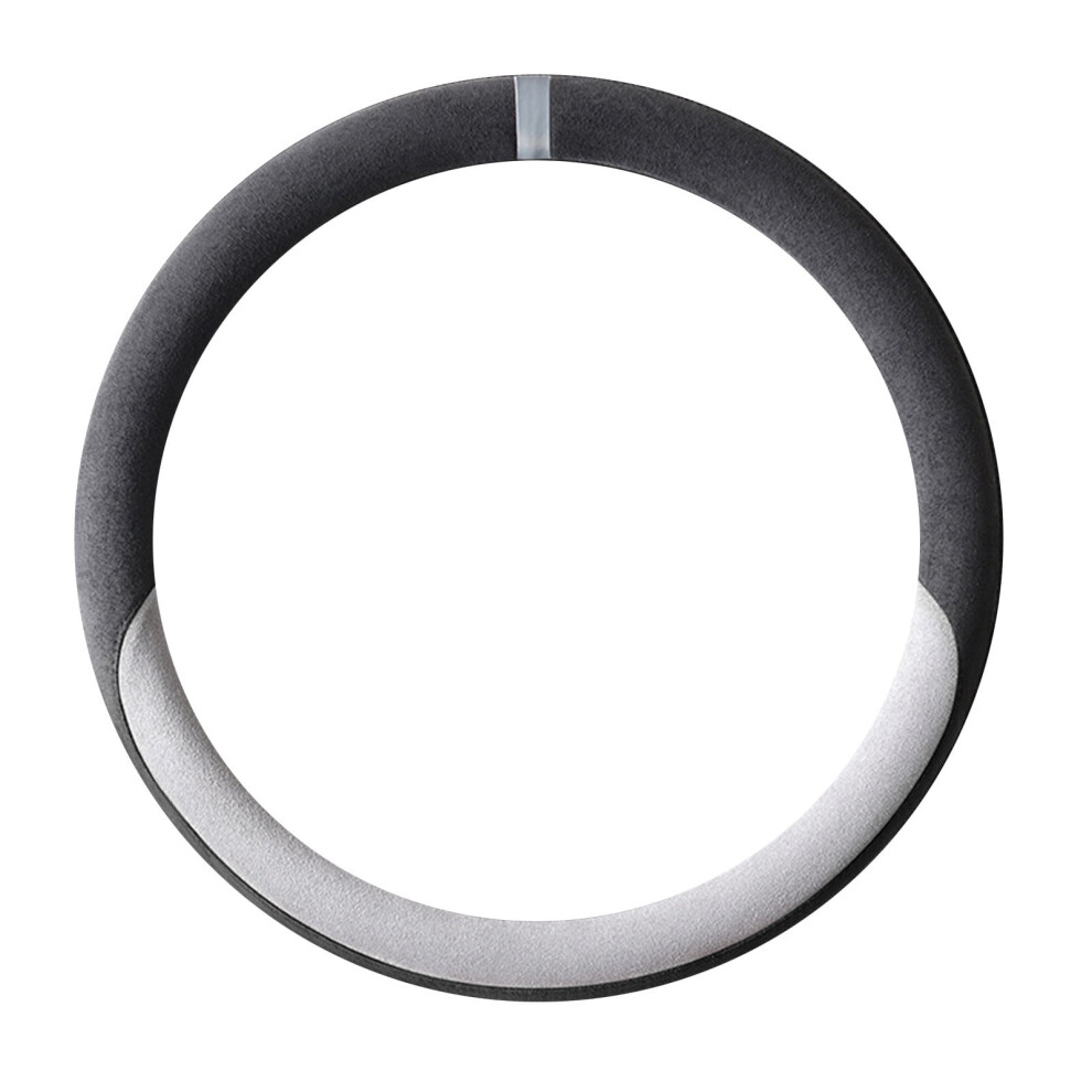 Suede Leather Steering Wheel Cover Â Non-Slip, Sweat-Absorbent, Breathable, Universal Fit, Compatible With All Cars Trucks 9405492744219
