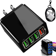 Magvolt Pro 4-Port Schnellladegerät mit Temperaturregelung und Mehrfachschutz, kompatibel mit allen Handys