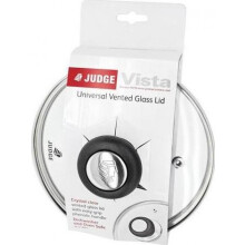 Judge Vista Spare Saucepan Lid, Replacement Glass Lid for most 16cm Pans, Oven Safe, Dishwasher Safe