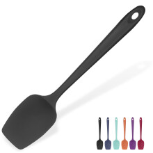 Heat Resistant Silicone Spoon Spatula: U-Taste 315? Heat Proof Flexible Seamless Rubber Spatula, Baking Cooking Silicon Kitchen Utensil for Nonstick