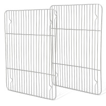 HaWare Cooling Rack Set of 2, Stainless Steel Wire Grill Rack for Oven Cooking Roasting Drying, 29.8 x 22.9 x 1.5cm, Baking Tray Rack for
