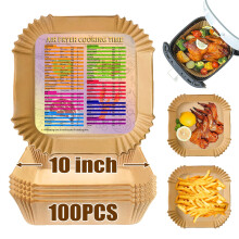 Air Fryer Liners for COSORI and Tefal Easy Fry Max Digital Air Fryer, Large Air Fryer Parchment Paper Liners, Disposable Paper Liners Oil-Proof,