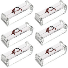 DXUANTING 6 Pcs Cigarette Roller 70mm Rolling Machine Hand Roller Tobacco Injector Manual Maker Roller Cigarette Roller Maker Accessories