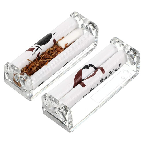 DXUANTING 6 Pcs Cigarette Roller 70mm Rolling Machine Hand Roller Tobacco Injector Manual Maker Roller Cigarette Roller Maker Accessories 2