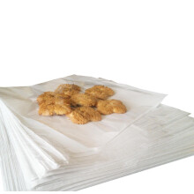 100 White Film Front Bags - Cellophane Clear Window Sandwich Food And Pastry Paper Bags (8.5 x 8.5 Inch)