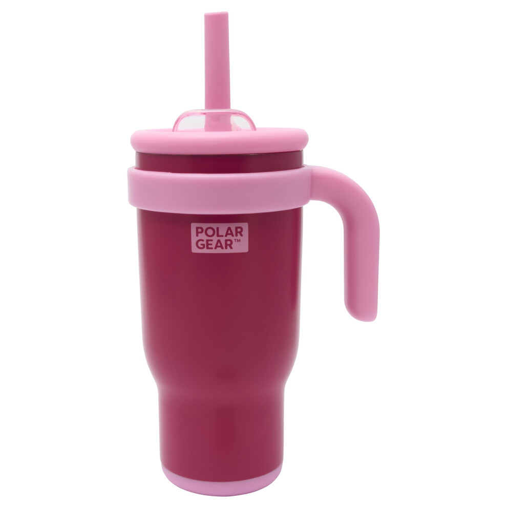 Polar Gear 520Ml Kids Stainless Steel Water Bottle Tumbler With Straw ? Double Wall Insulated Water Bottle With Straw For Children - Bpa-Free,