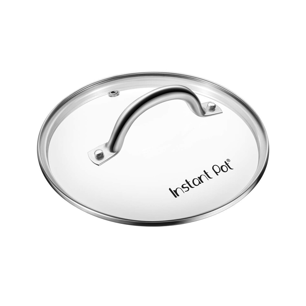 Instant Pot Tempered Glass Lid for (23 cm) for 5.7L Pot, Transparent/Green-image-OPC-PRFNRSF-NEW