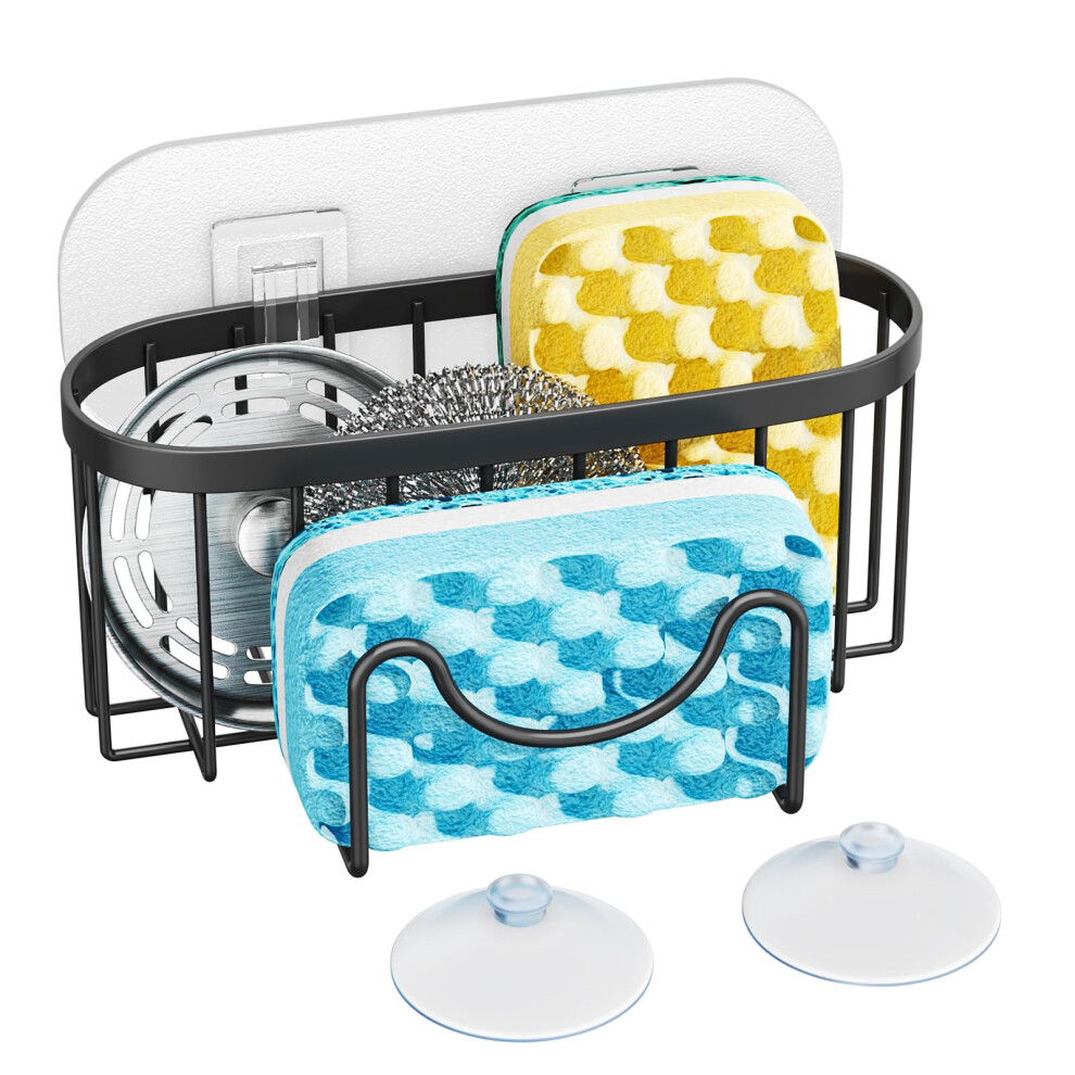 Hapirm Kitchen Sink Caddy Tidy- Stainless Steel Sponge Holder For Kitchen Sink, M-Shaped Tidy Storage No Drilling, Rustproof Caddy Organiser For 5051224539833