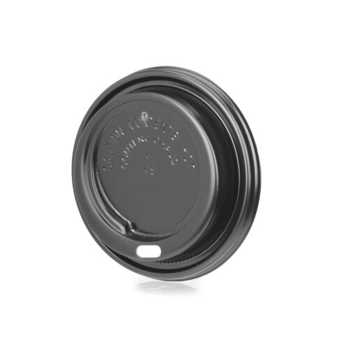Signature Packaging - Ripple Coffee Cup Lids - 8oz (236ml) - 100 Pack - Black