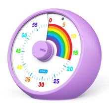 Visual Timer for Kids, 60-Minute Countdown for Classroom Office Kitchen, Desk Timer Kids Time Management Tools with Silent Operation, Pomodoro Time