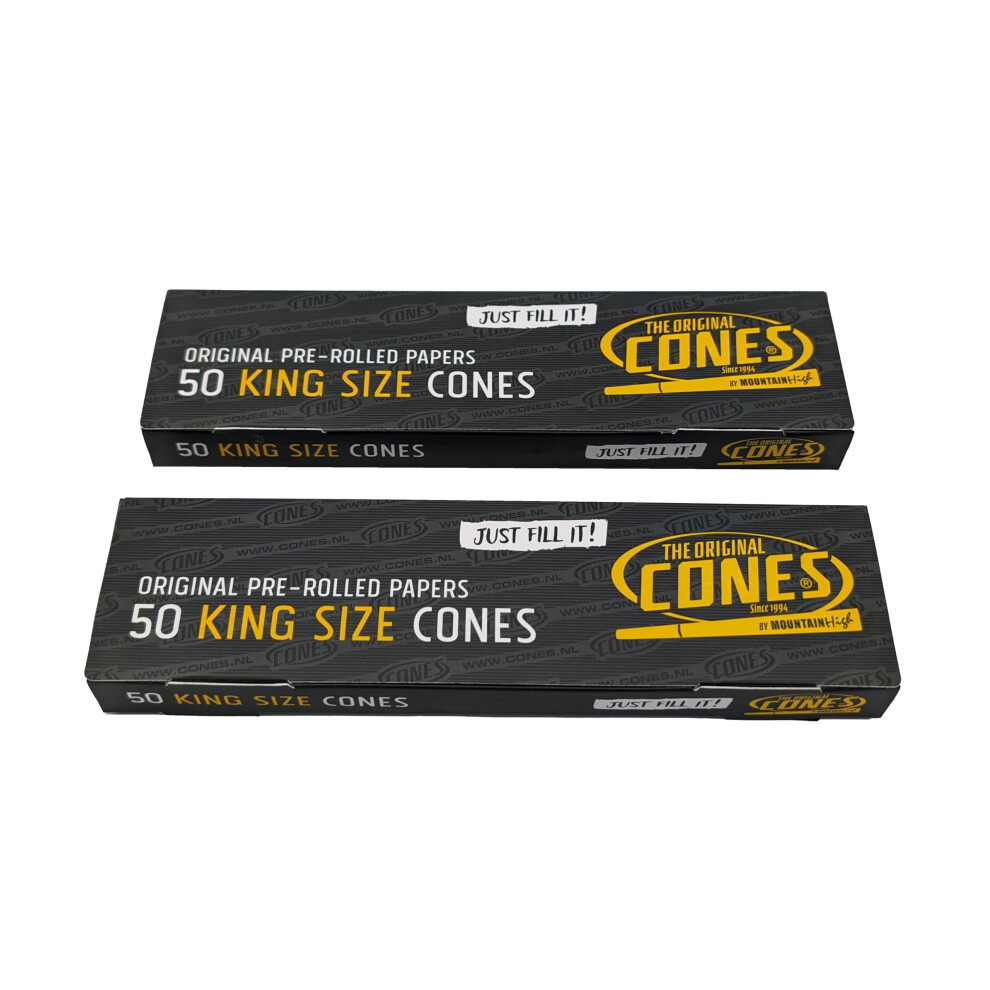 Prerolledcones 100 Smoking Papers Cones Pre-Rolled King Size 109 Mm ? With Roach Tip