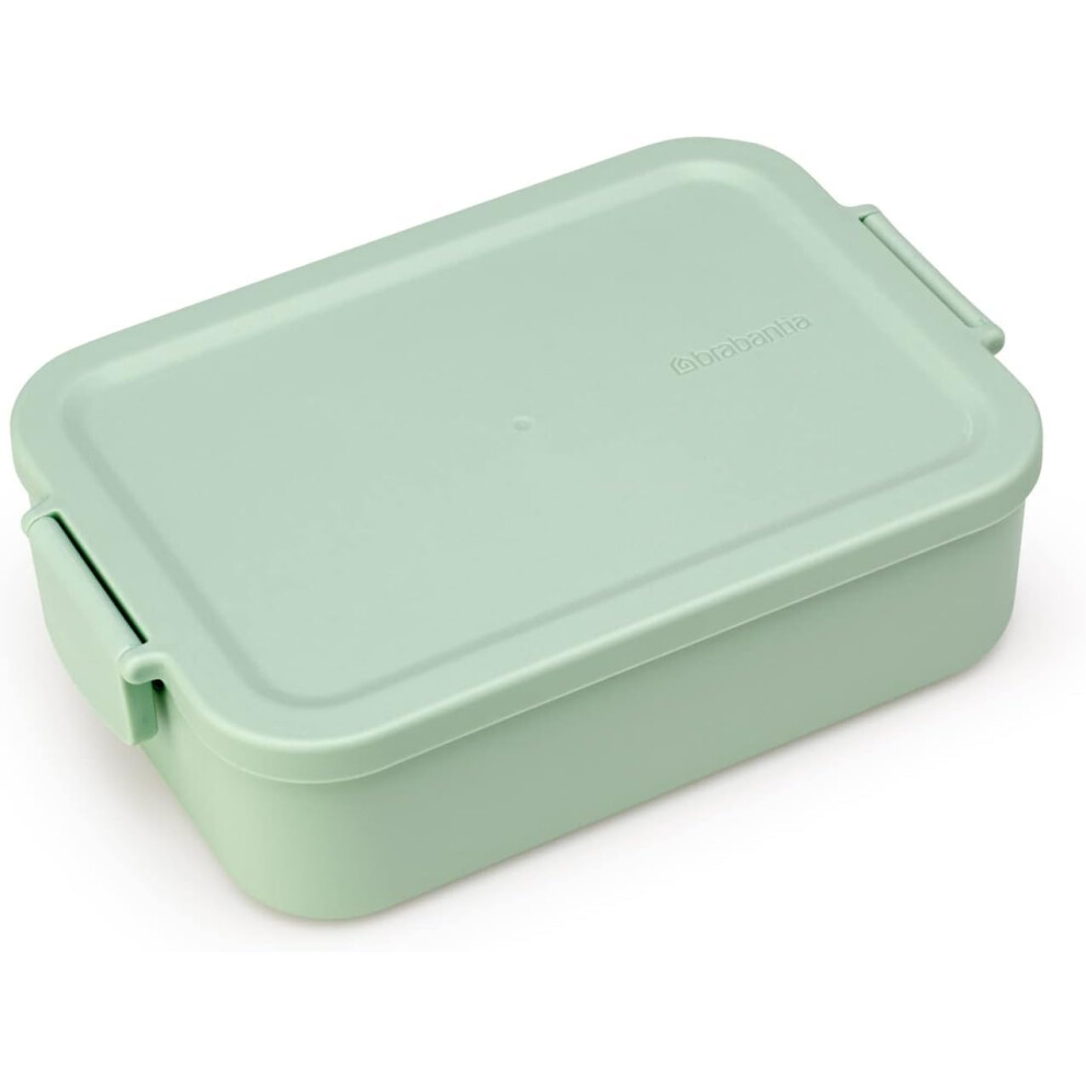 Brabantia - Make & Take Lunch Box - Medium Volume (1.1L) - Bpa-Free - Lid With Clips - Suitable For Freezer - Dishwasher & Microwave Safe - Jade Green