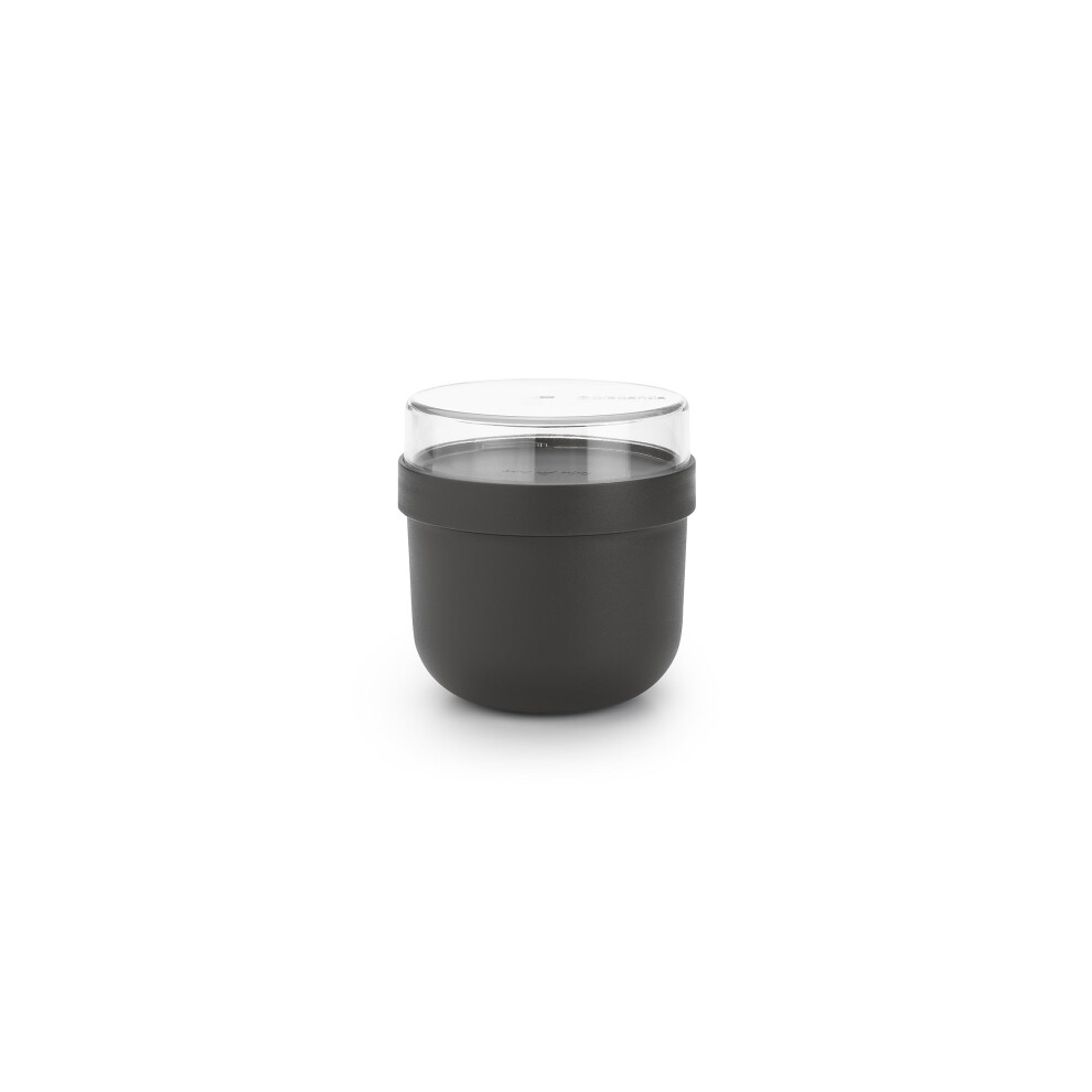 Brabantia - Make & Take Breakfast Bowl 0.5L - With Screw-On Ingredients Container (180 Ml) - Leakproof - Large Opening - Suitable For Freezer