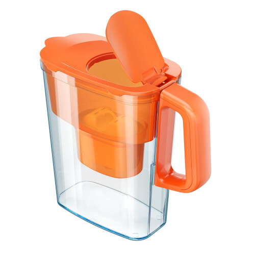 Aquaphor AQUAPHOR Water Filter Jug Compact with 1 X Maxfor+ Filter - 2.4L Capacity - Orange 2