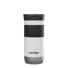 Contigo Travel Mug Byron, Stainless Steel Thermal-Mug, Insulated Coffee to go Cup, 100% Leakproof, Keeps hot for 7 Hours, Dishwasher Safe lid