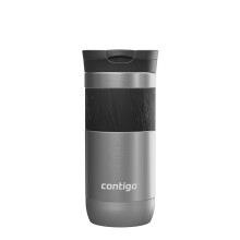 Contigo Travel Mug Byron, Stainless Steel Thermal-Mug, Insulated Coffee to go Cup, 100% Leakproof, Keeps hot for 7 Hours, Dishwasher Safe lid