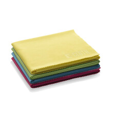 E-Cloth Glass & Polishing Cloth, Sustainable Microfibre Cleaning Cloth Set, Perfect Cleaner for Glass, Windows and Mirrors, Washable and Reusable, 100