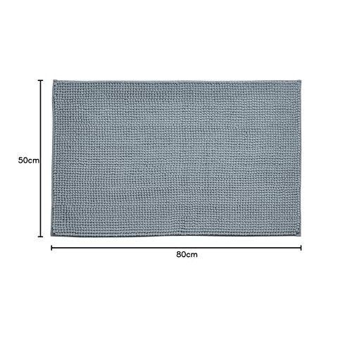 Catherine Lansfield Catherine Lansfield Bobble Bath Mat Silver Grey 1