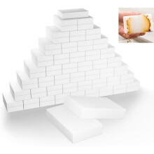 Magic Sponge Eraser 50Pcs, Multi-Use Non-Scratch White Melamine Foam Scourer Sponge for Deep Cleaning ? Kitchen, Dishes, Bath, Shoes, Walls, Stain